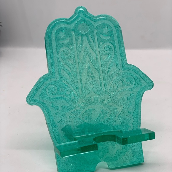 Hamsa Hand Phone Rest Cell Phone Stand - Picture 2 of 9